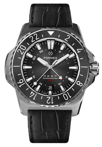 Formex REEF GMT Black and Red Ceramic Bezel