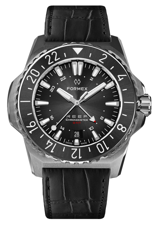 Formex REEF GMT Black and Red Ceramic Bezel