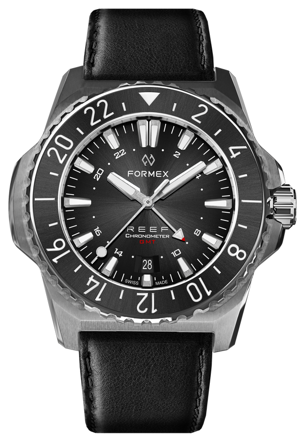 Formex REEF GMT Black and Red Ceramic Bezel