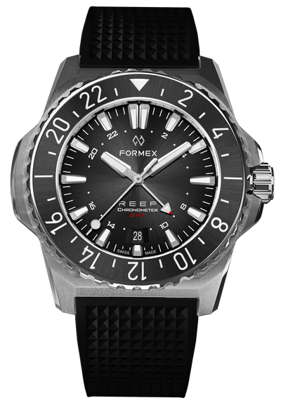 Formex REEF GMT Black and Red Ceramic Bezel