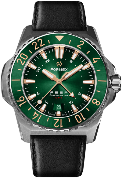 Formex REEF GMT Green and Gold Ceramic Bezel