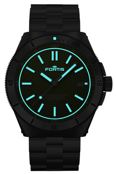 Fortis Marinemaster M-40 Woodpecker Green Bracelet