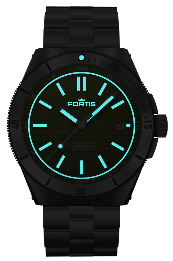 Fortis Marinemaster M-40 Woodpecker Green Bracelet