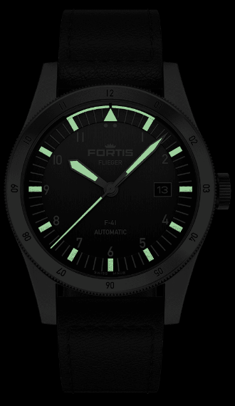 Fortis Flieger F-41 Automatic Black