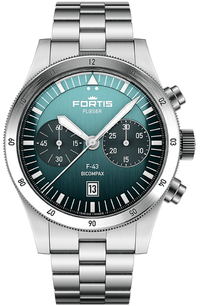 Fortis Flieger F-43 Bicompax Petrol