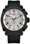 Formex Pilot Quartz Chronograph Silver Black