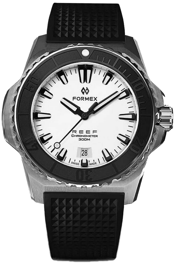 Formex REEF Automatic Chronometer 300m White Black Rubber