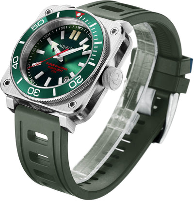 Aquatico Steel Man Green NH35