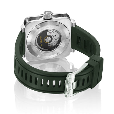 Aquatico Steel Man Green NH35