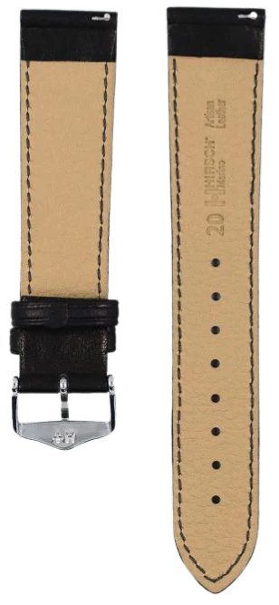 Hirsch Merino Black 22mm