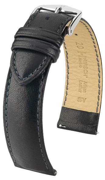 Hirsch Merino Black 22mm