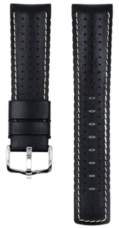 Hirsch Tiger Black 21mm - SeriousWatches.com
