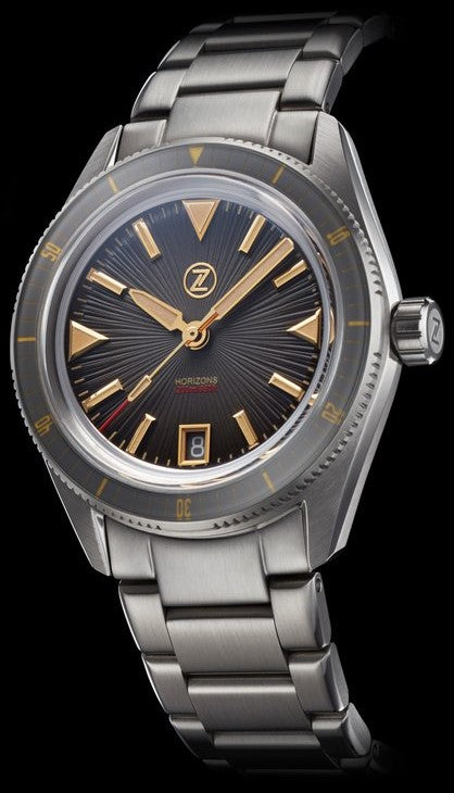 Zelos Horizons Diver Vintage Grey