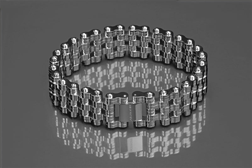 ARAGON Charger 22mm Bracelet JX140SLV