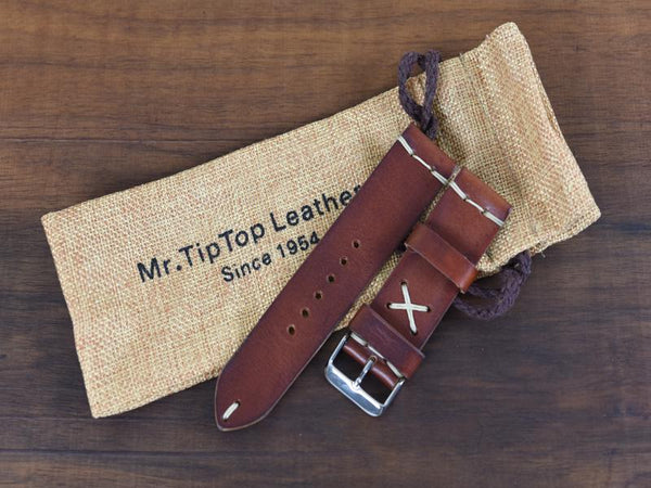 Mr. Tiptop Straps Brown 24mm MRT004