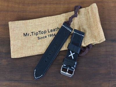 Mr. TipTop Straps Black 24mm MRT008
