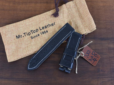 Mr. TipTop Straps Black 24mm MRT051