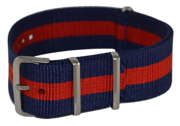 Nylon Strap Navy and Red