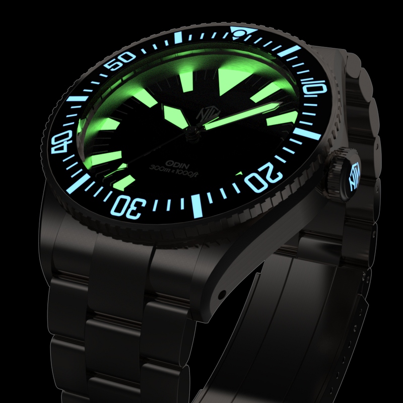 NTH Odin Black No Date - SeriousWatches.com