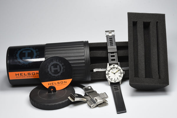 Helson Blackbeard White Dial White Bezel (Pre-owned)