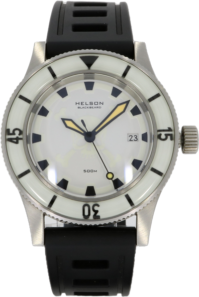 Helson Blackbeard White Dial White Bezel Pre owned SeriousWatches