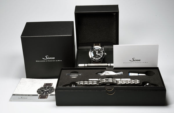 Sinn 104 St Sa I Leather + Fine Bracelet 104.010 (Pre-owned)