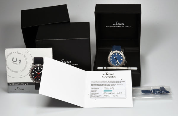 Sinn U1 B Silicone 1010.031 (Pre-owned)