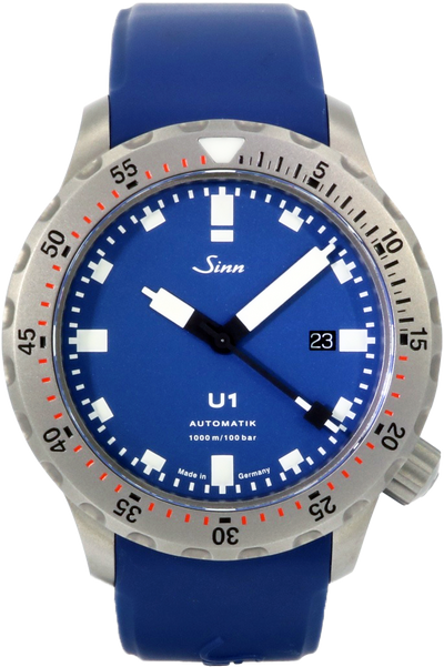 Sinn U1 B Silicone 1010.031 (Pre-owned)