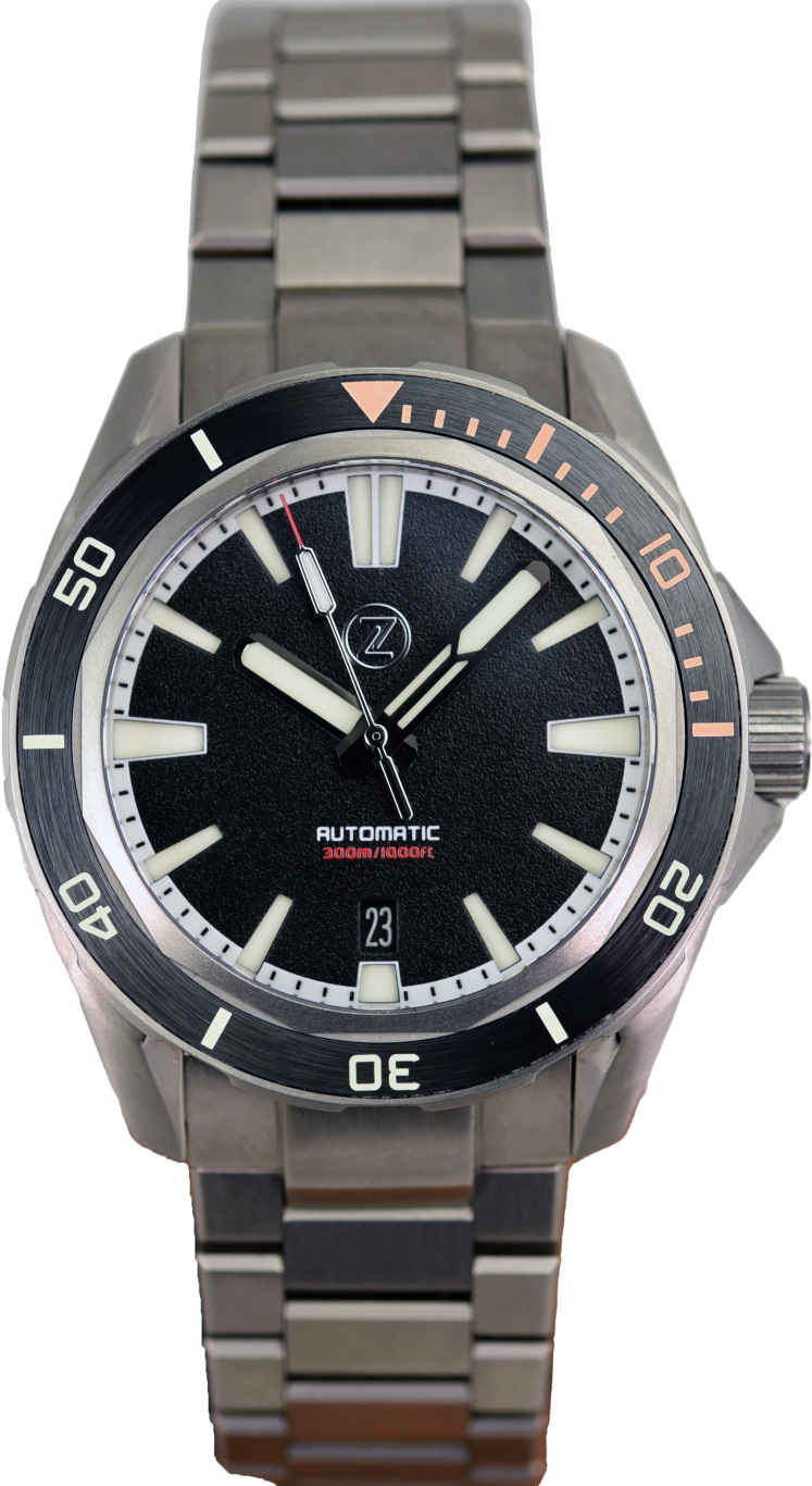 Zelos Swordfish TI 42mm Calypso Orange (Pre-owned)