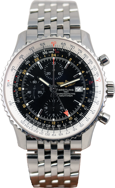 Breitling Navitimer World Chronograph GMT 46 A24322 (Pre-owned)