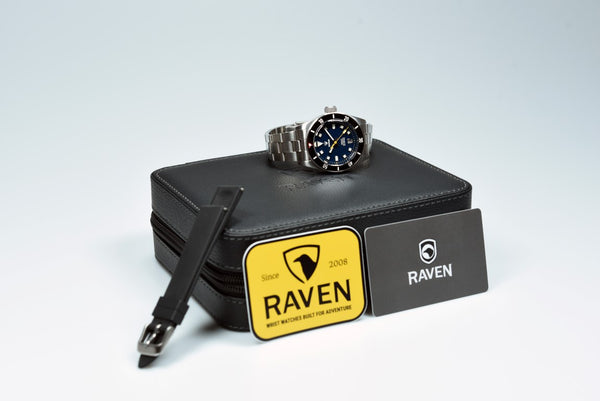 Raven Custom Trekker - Blue Dial / Black Bezel (Pre-owned ...
