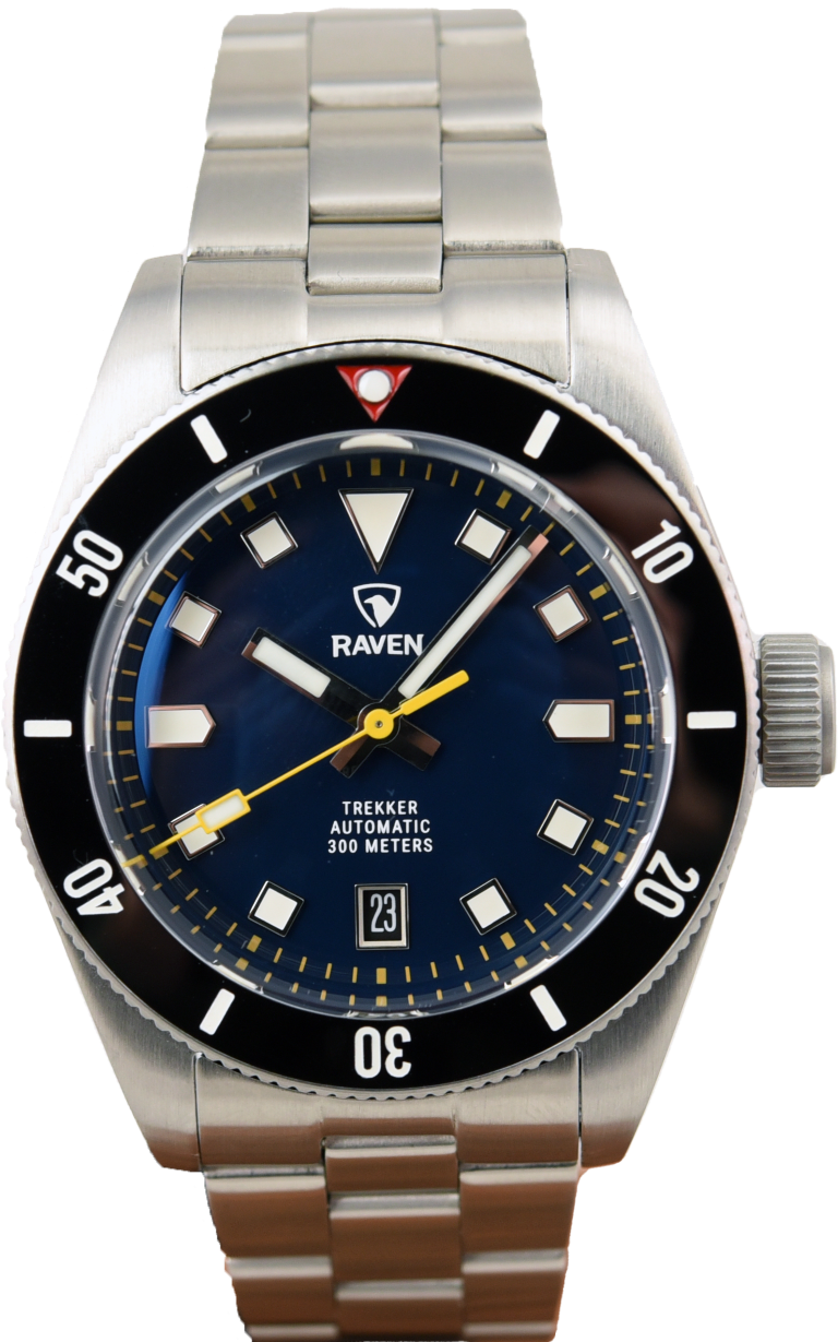Raven Custom Trekker - Blue Dial / Black Bezel (Pre-owned ...