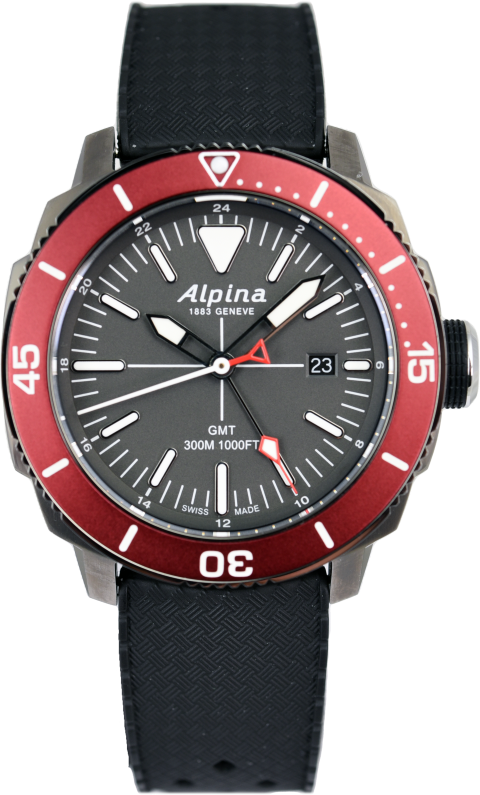 Alpina Seastrong Diver GMT AL-247LGBRG4TV6 (Pre-owned)