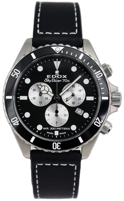 Edox Skydiver Chronograph 10238 3NC NIA (Pre-owned)