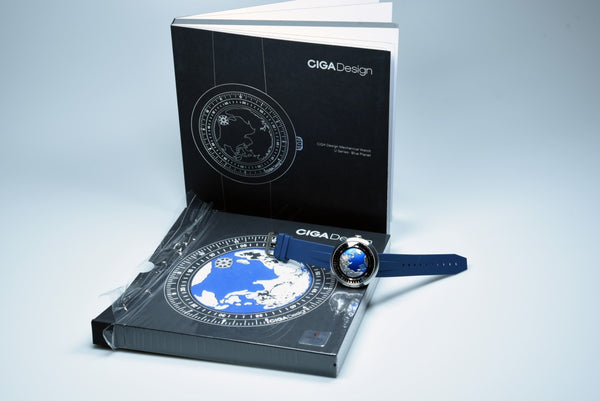 CIGA Design Mechanical Watch Series U Blue Planet (Pre-owned)