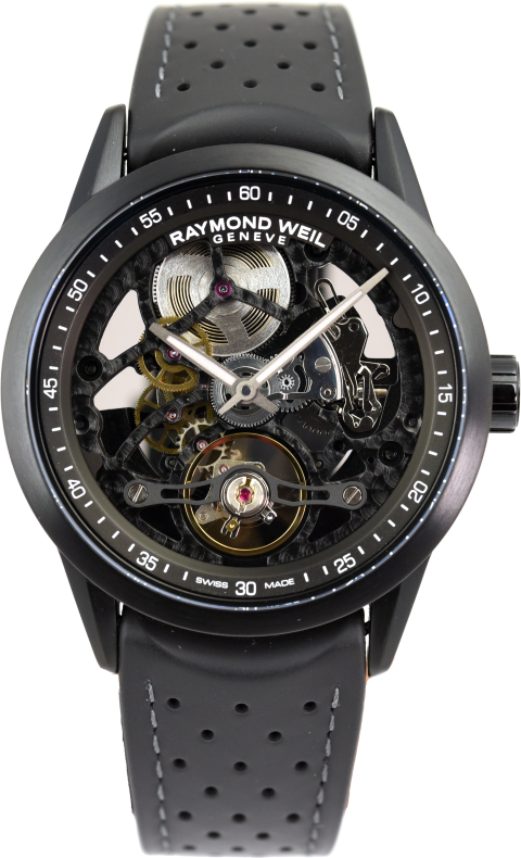 Raymond Weil Freelancer Skeleton RW1212 2785-BKR-20000 (Pre-owned)