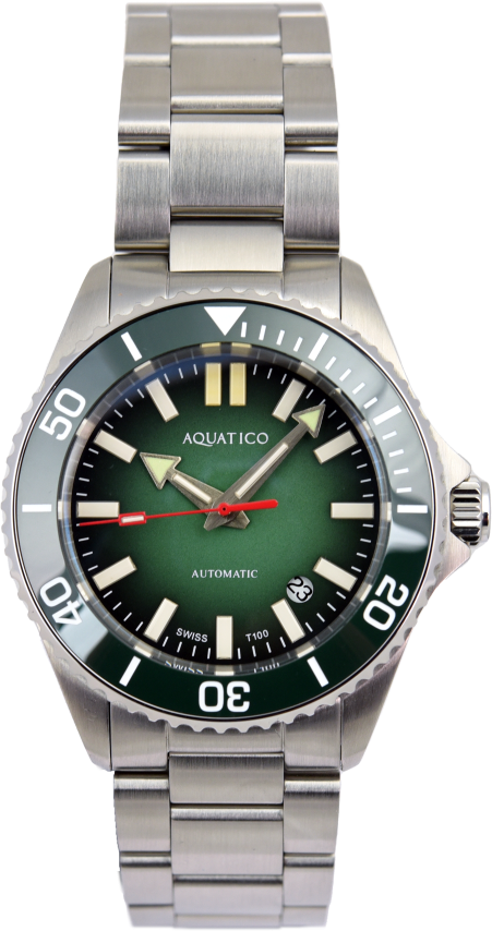 Aquatico Super Ocean Green Dial T100 PT5000 (Pre-owned)