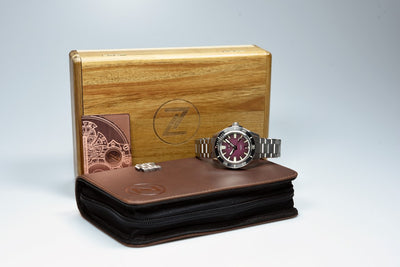 Zelos Swordfish 40mm Burgundy (Pre-owned)