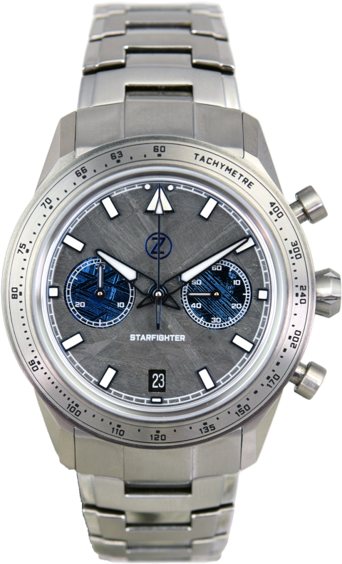 Zelos Starfighter Chronograph Meteorite (Pre-owned)