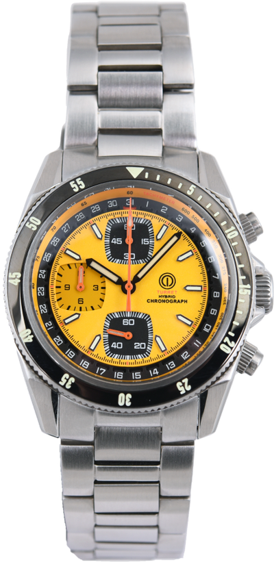 MMI Turret Marine Chronograph Bismarck Yellow TRC-05 (Pre-owned)