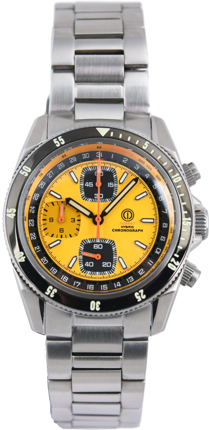 MMI Turret Marine Chronograph Bismarck Yellow TRC-05 (Pre-owned)