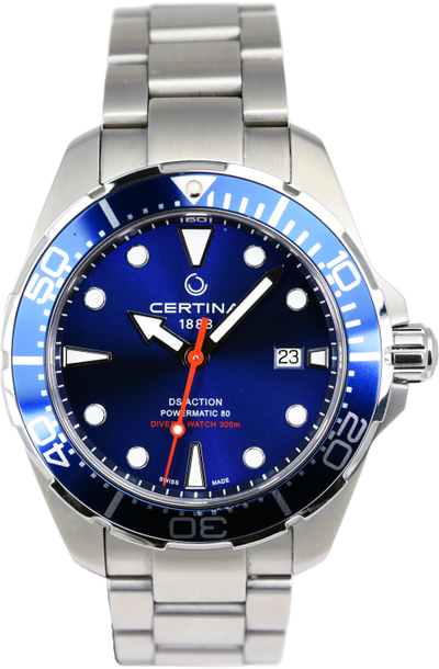 Certina DS Action Diver Powermatic 80 C0324071104100 Pre owned
