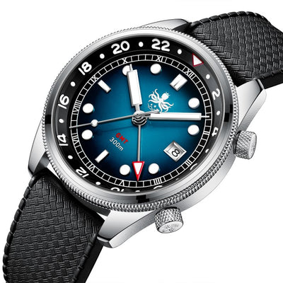 PHOIBOS EAGLE RAY GMT 300m Compressor PX023B