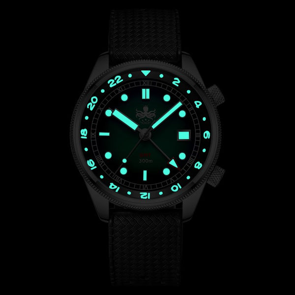 PHOIBOS EAGLE RAY GMT 300m Compressor PX023B