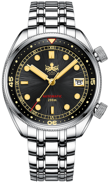 PHOIBOS EAGLE RAY 200M Compressor PY039D - SeriousWatches.com