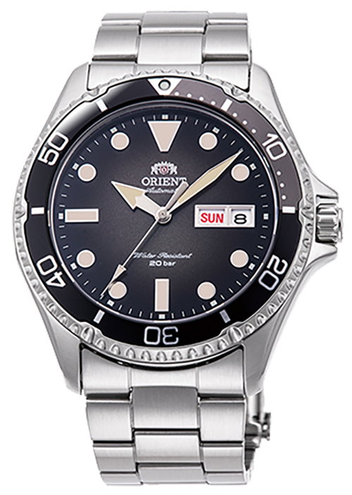 けむくじゃらORIENT RA-AA0810N　グレーグラデーション Orient RA-AA0810N Kamasu Mako III - SeriousWatches.com