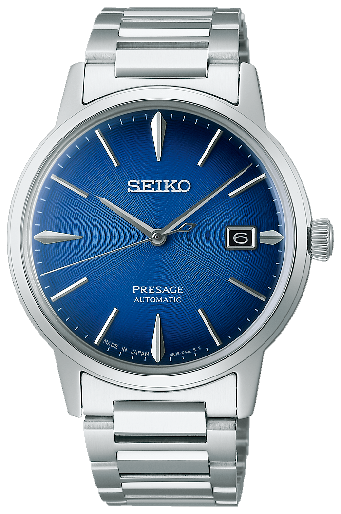 最終値下げ　SEIKO Presage 自動巻き スカイブルー Seiko Presage SRPJ13J1 - SeriousWatches.com