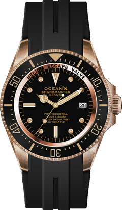 OceanCosmos 海の女王 OCM0131 1/8 OceanX Sharkmaster Bronze SMB511 - SeriousWatches.com