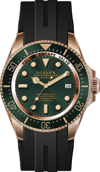 OceanX Sharkmaster Bronze SMB514 - SeriousWatches.com