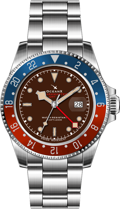 OceanX Sharkmaster GMT II SMS-GMT-0223
